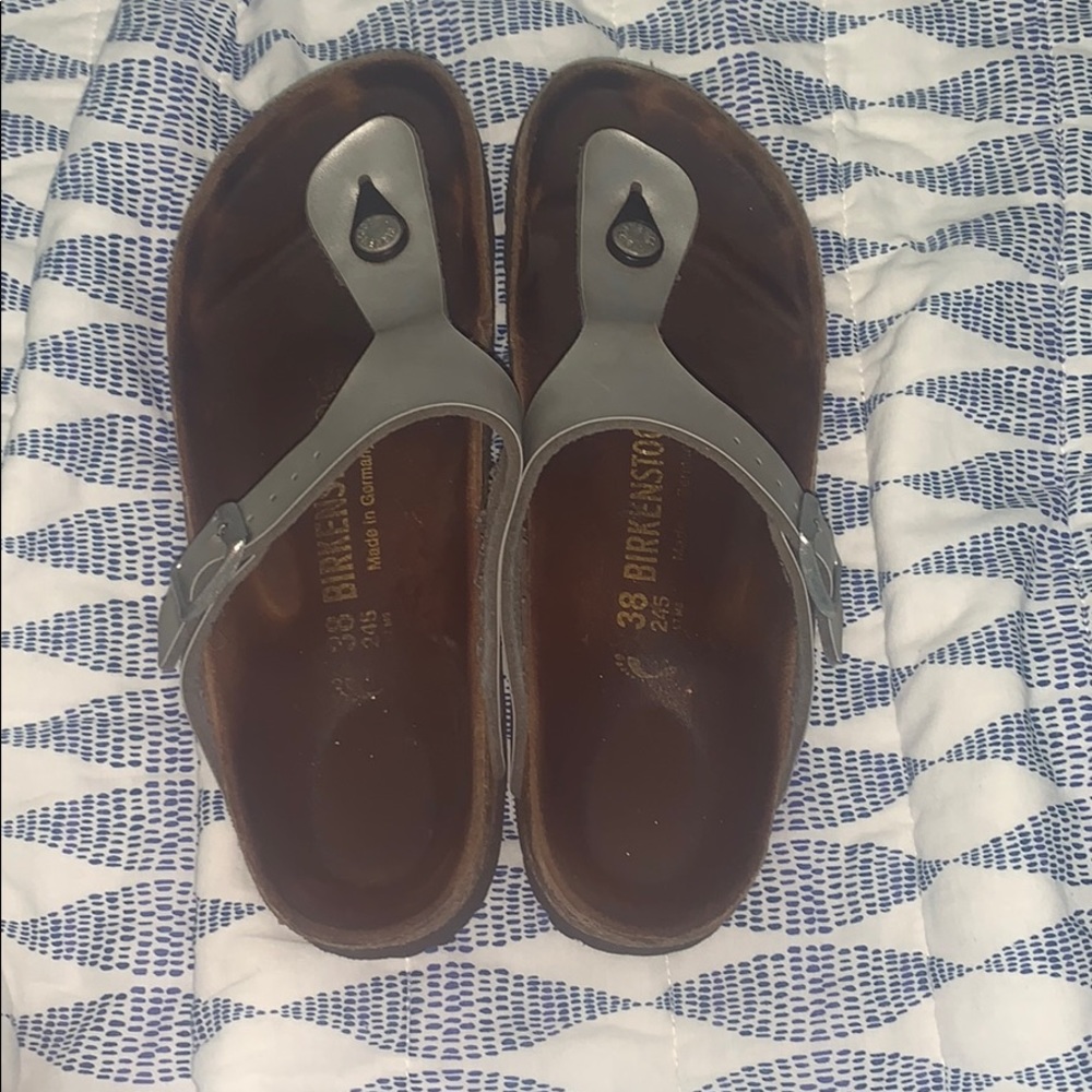 Silver Birkenstock’s